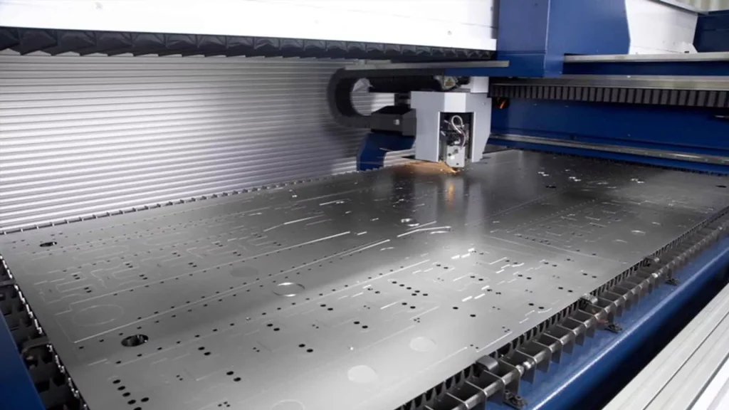 Sheet metal fabrication service laser cutting