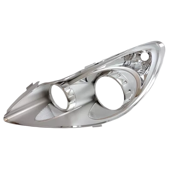 Aluminum alloy car headlight reflector prototype parts