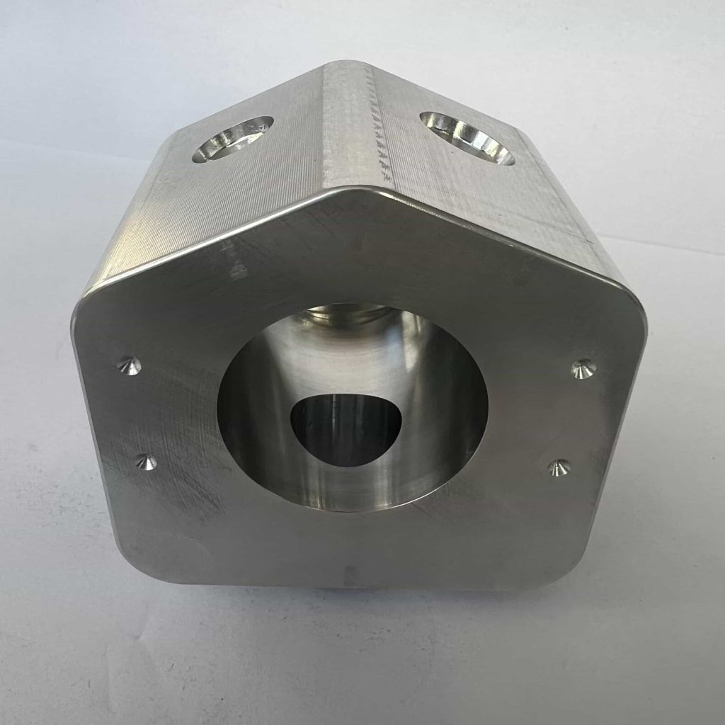 New Energy CNC Machining 9 Custom CNC machined aluminum intake valve body for new energy engines