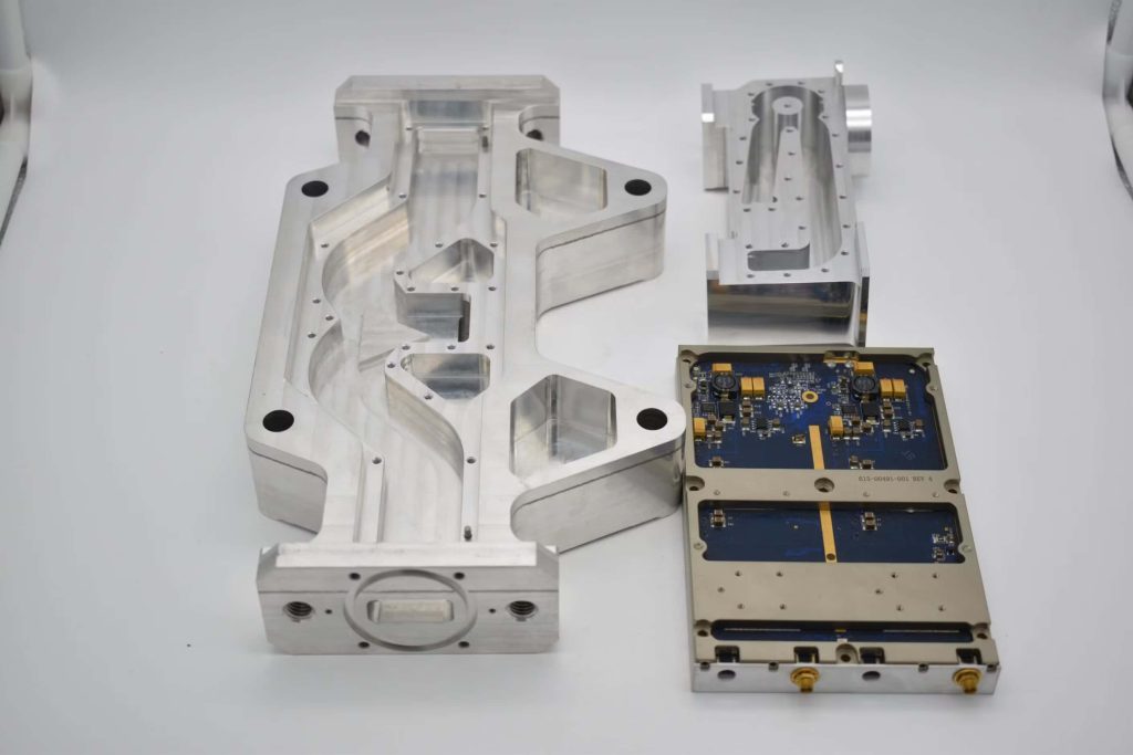 Communication CNC machining 2 Custom Communications CNC Milled Aluminum Enclosures.avif