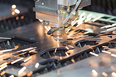 Communications Sheet Metal Fabrication 5 Laser cutting of sheet metal parts for communication equipment