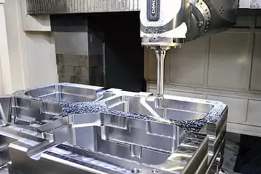 CNC machining of automotive injection molds