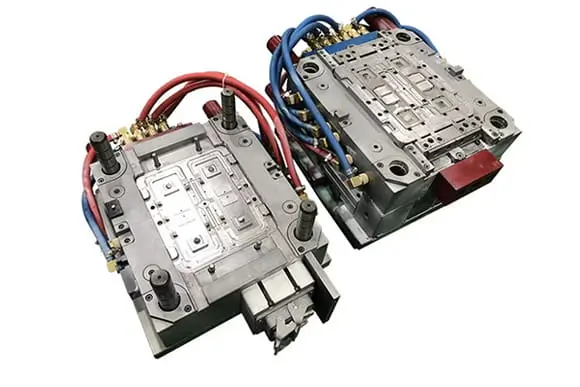 Large automotive industry plastic insert molding mold