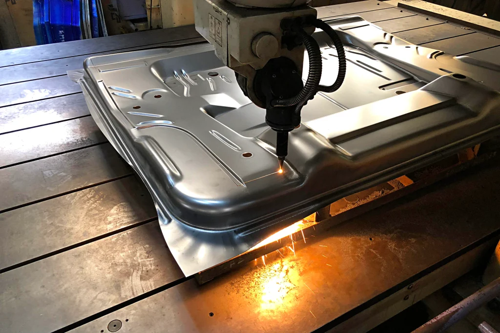 Automotive Sheet Metal Fabrication 15 Laser cutting of automotive sheet metal parts