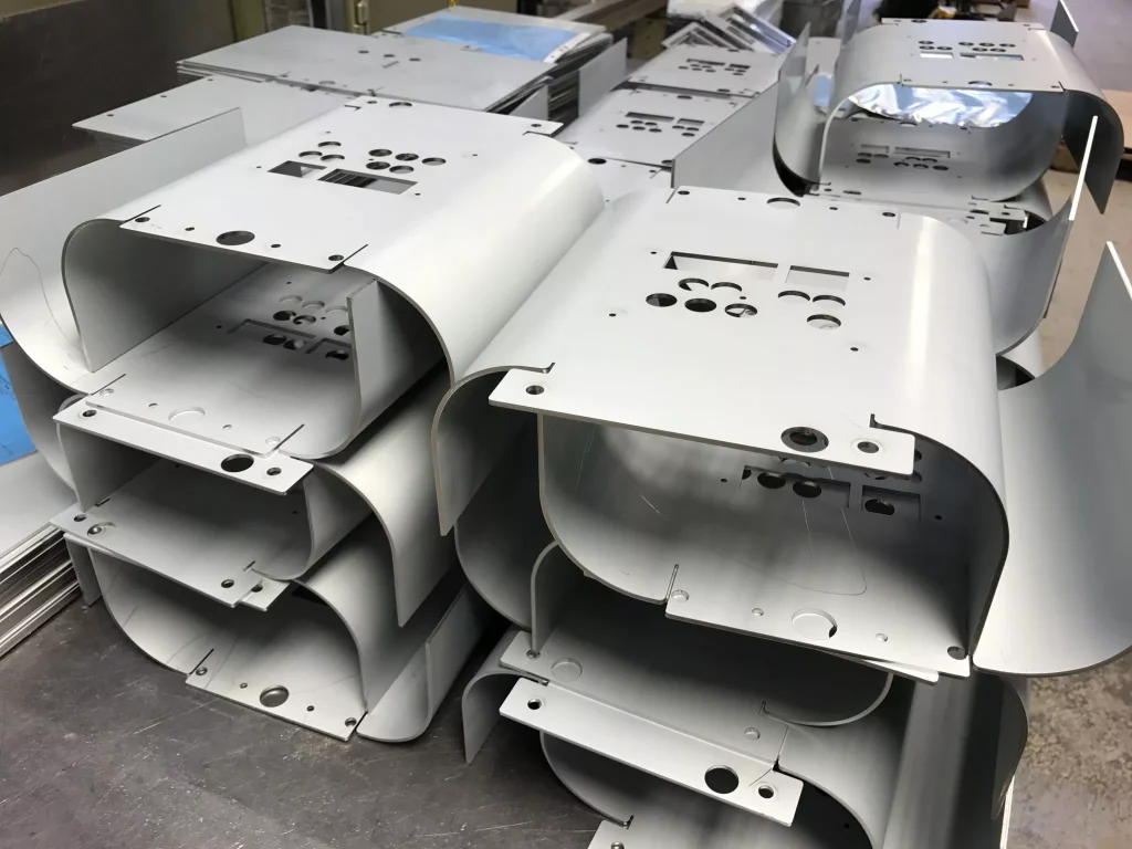 New Energy Sheet Metal Production 3 Precision sheet metal parts for new energy application housings