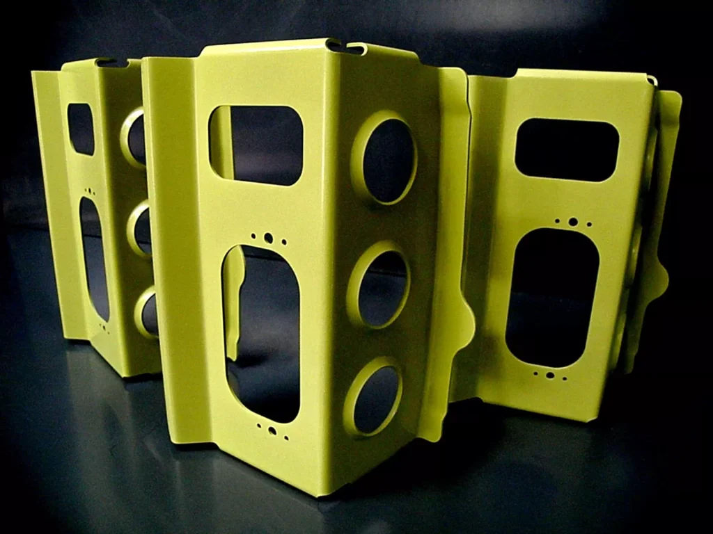 Aerospace Sheet Metal Fabrication 14 Surface treated aerospace sheet metal parts