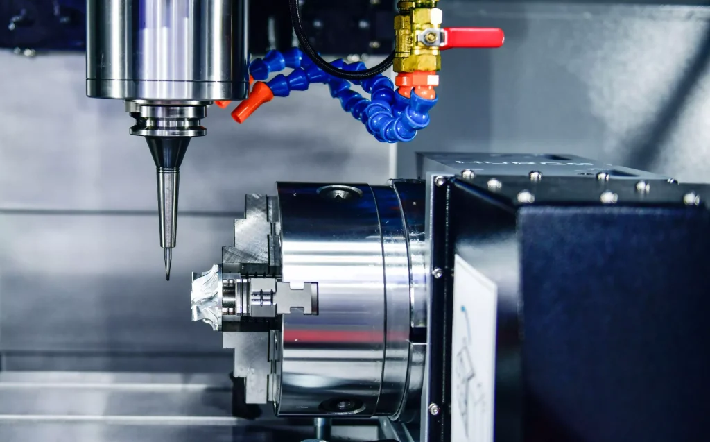 Industrial CNC Machining 17 Industrial metal parts CNC machining scene