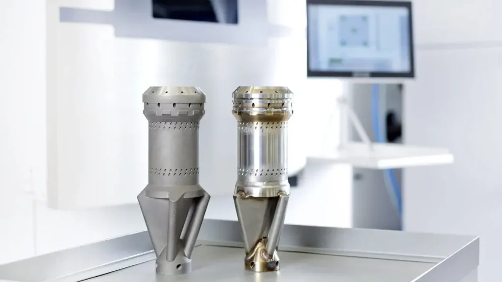 Metal 3D printed natural gas burner