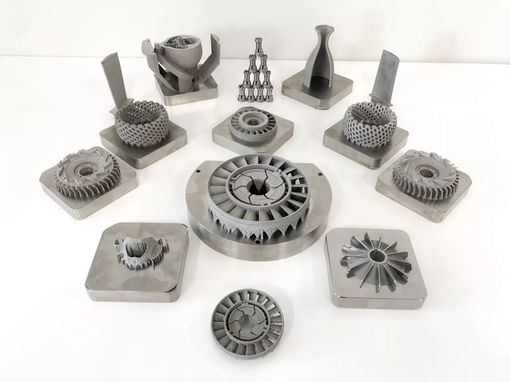 Rapid prototyping 3D printing of metal parts for medical equipment
