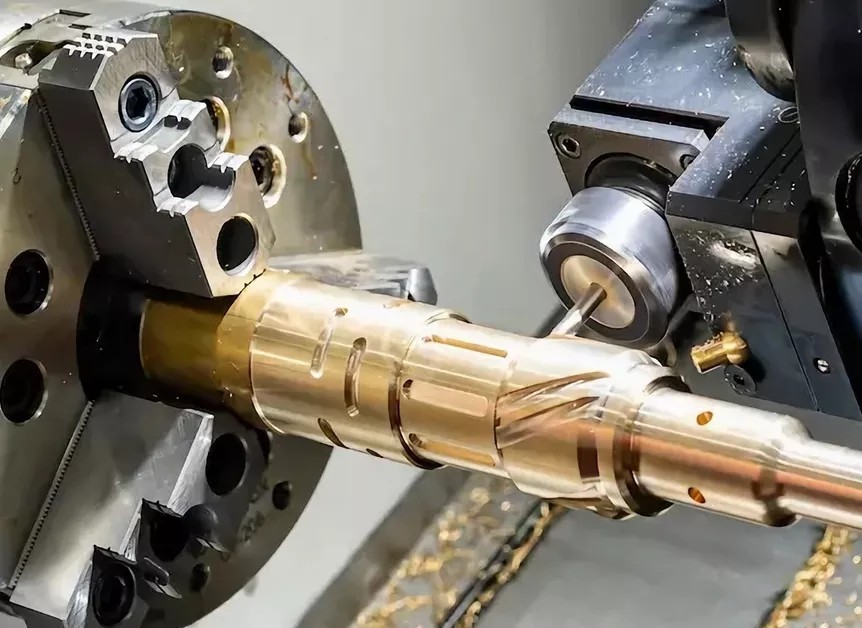 4 Axis CNC Machining Copper parts