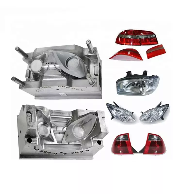 Automotive Lighting Injection Molding 12 Car LED Tail Light Injection Mould Car Tail Light Mould