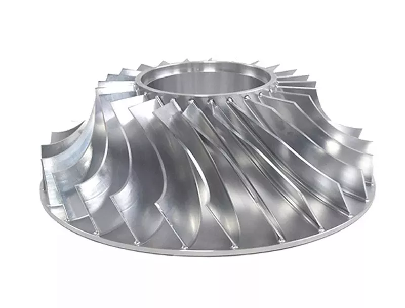 5 Axis CNC Milling Service 22 Five axis CNC milling of multi blade impeller parts1