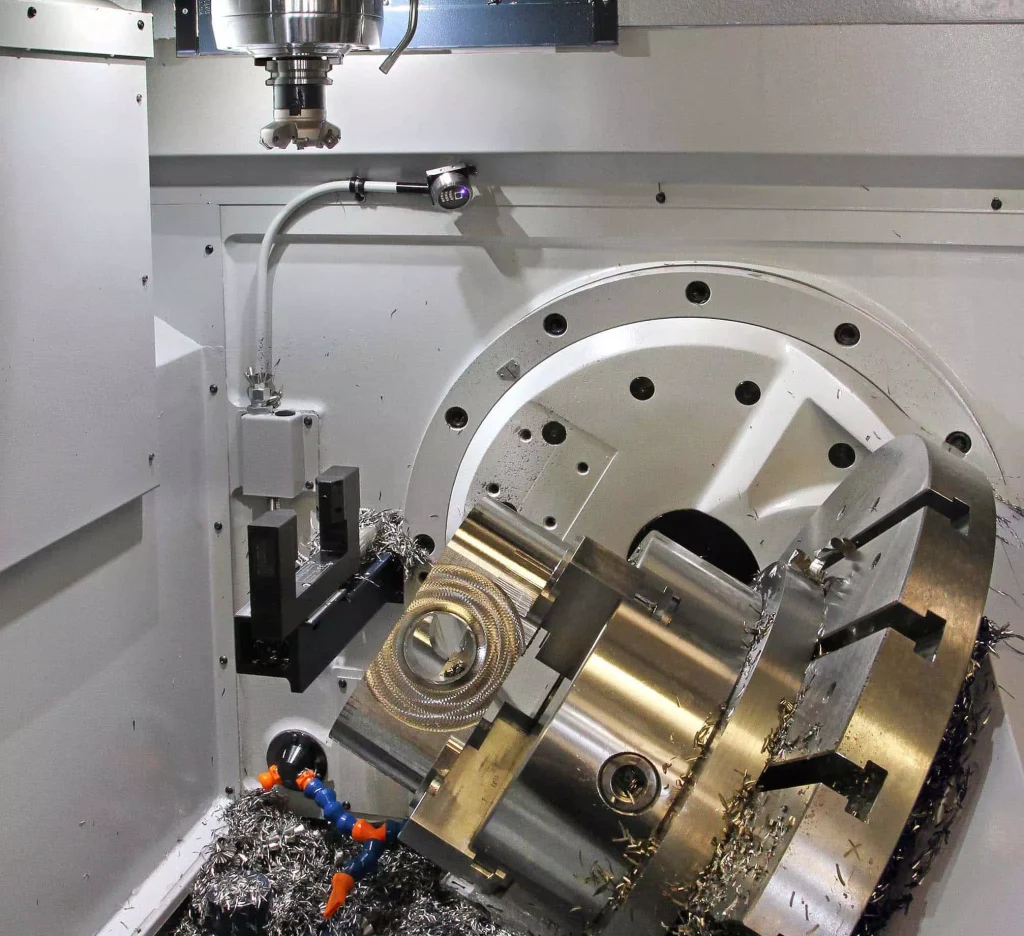 5 Axis CNC Milling Service 7 Five axis milling of high precision alloy parts