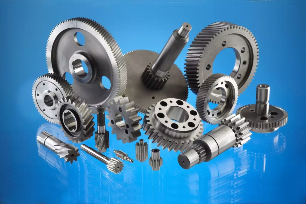 Gear CNC Machining 28 Various CNC machined gears ground gear shafts