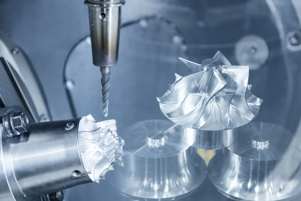 Multi-Axis CNC Machining 3 Aluminum alloy impeller parts multi axis CNC machining services