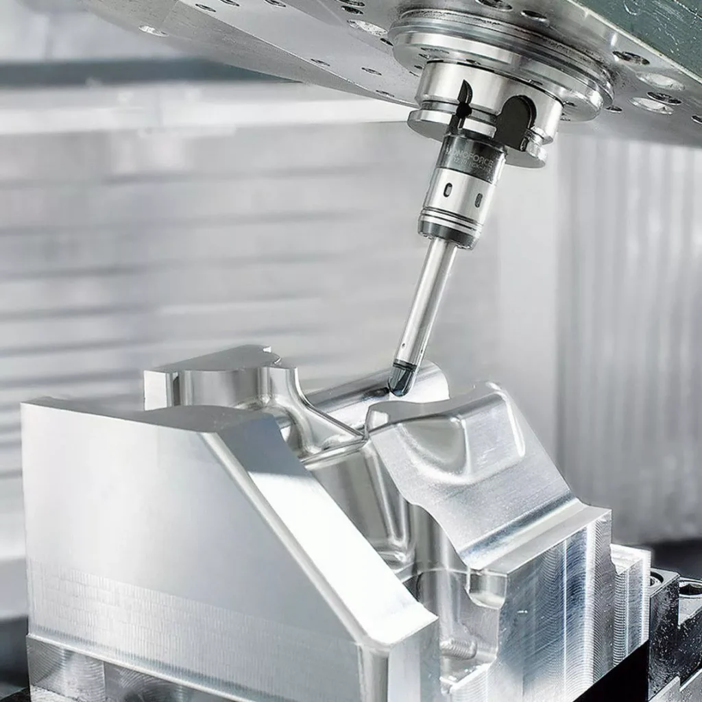Multi-Axis CNC Machining 2 CNC machining of aluminum alloy parts with complex multi surface designs
