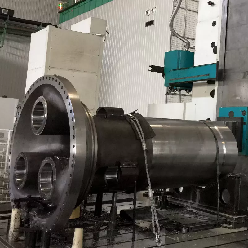 Heavy Component Machining 13 Customized processing of heavy Hastelloy steel parts for power energy support structures