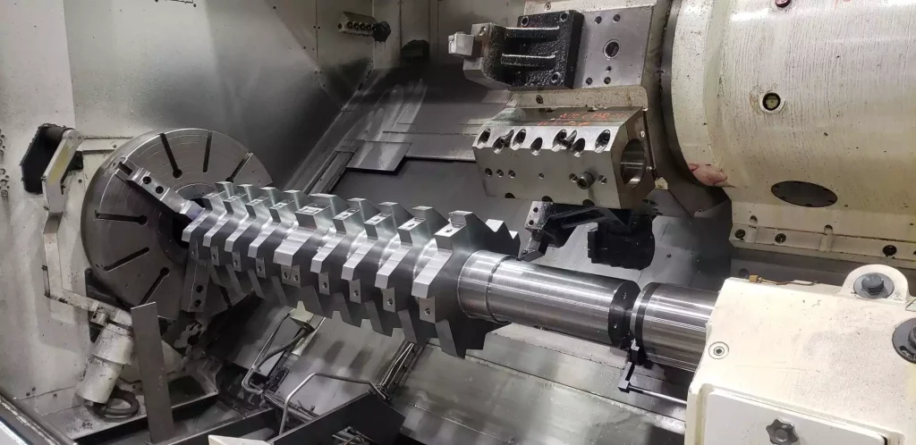 Horizontal, Vertical & CNC Turning 7 Horizontal CNC lathe processing high precision equipment shaft parts