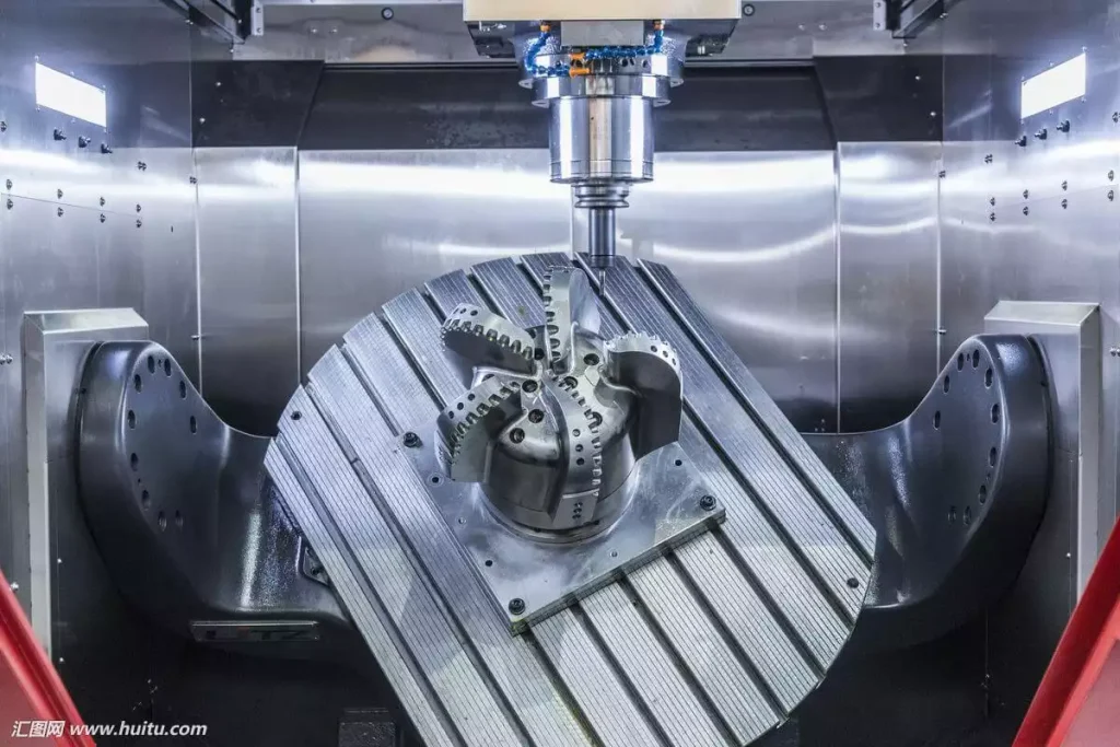 Multi-Axis CNC Machining 17 Multi axis CNC machining of alloy cutter head structural parts for pipeline excavation equipment