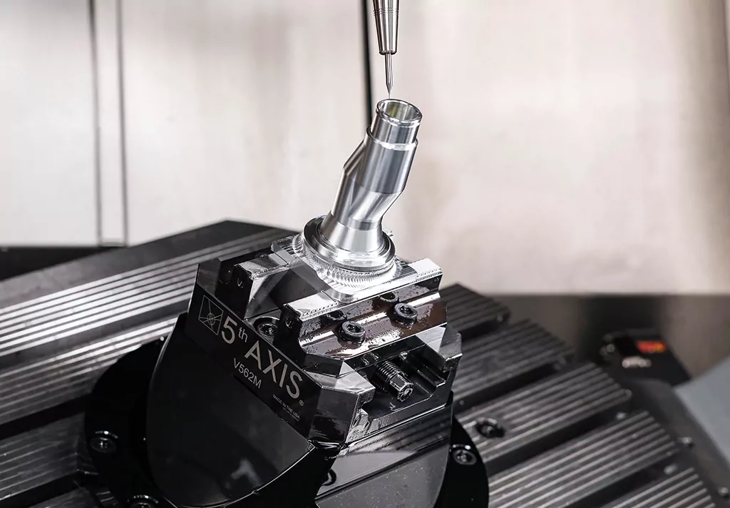 Multi-Axis CNC Machining 38 Multi axis CNC machining of aluminum alloy parts with curved surface design
