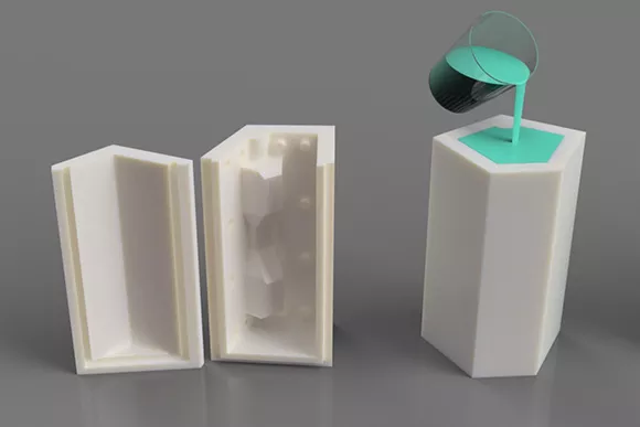 3D Printed Urethane casting Mold