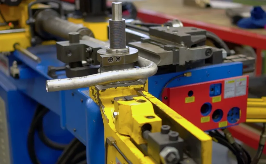 Aluminum alloy pipe bending product manufacturing