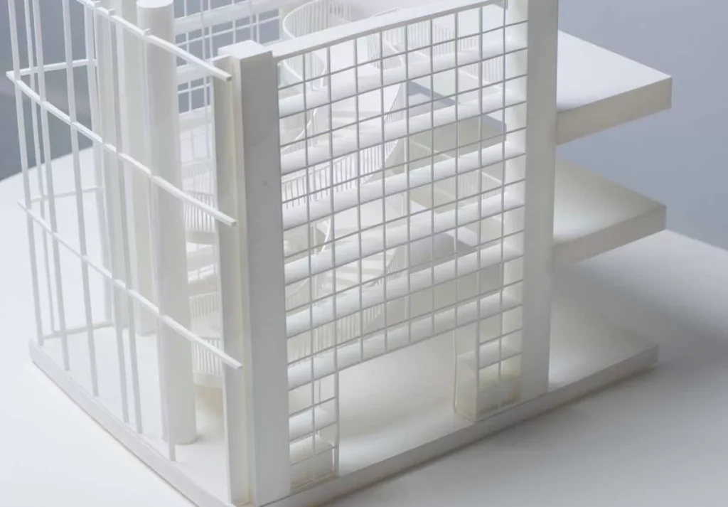 Architectural model SLA 3D printing manufacturing
