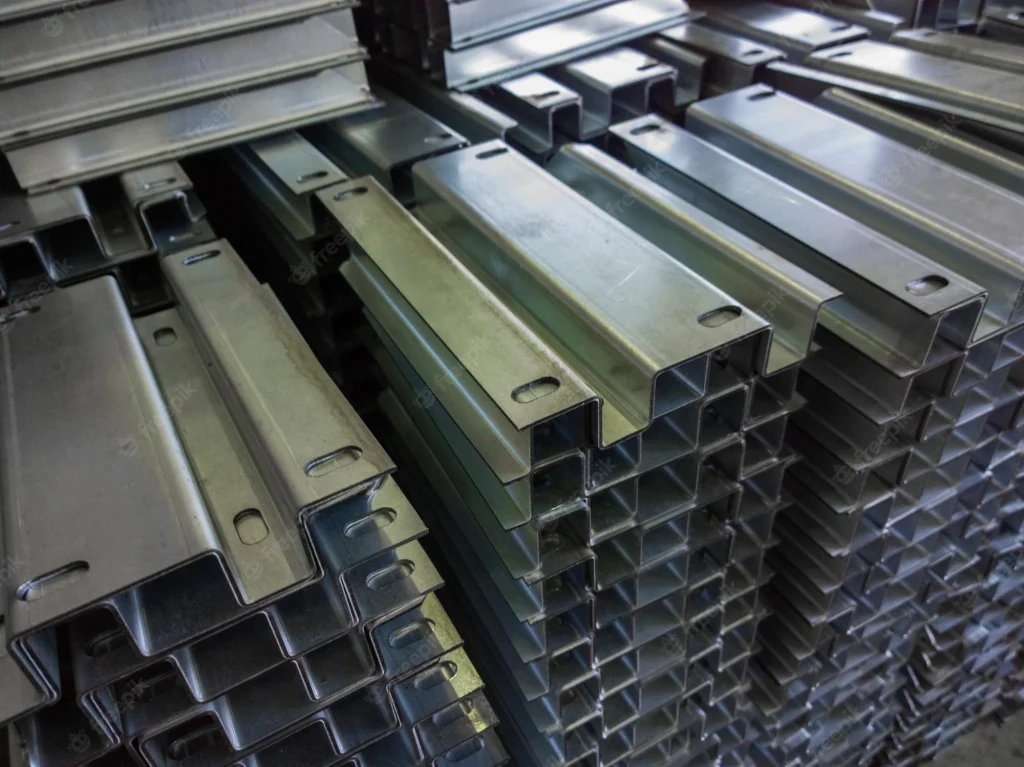 Batch manufacturing of sheet metal bending for high strength rigid structural parts of precision equipment