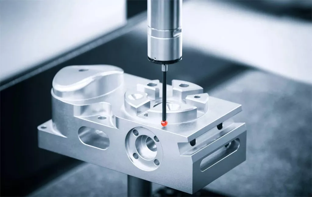 CMM inspection of parts manufactured by short run CNC machining services