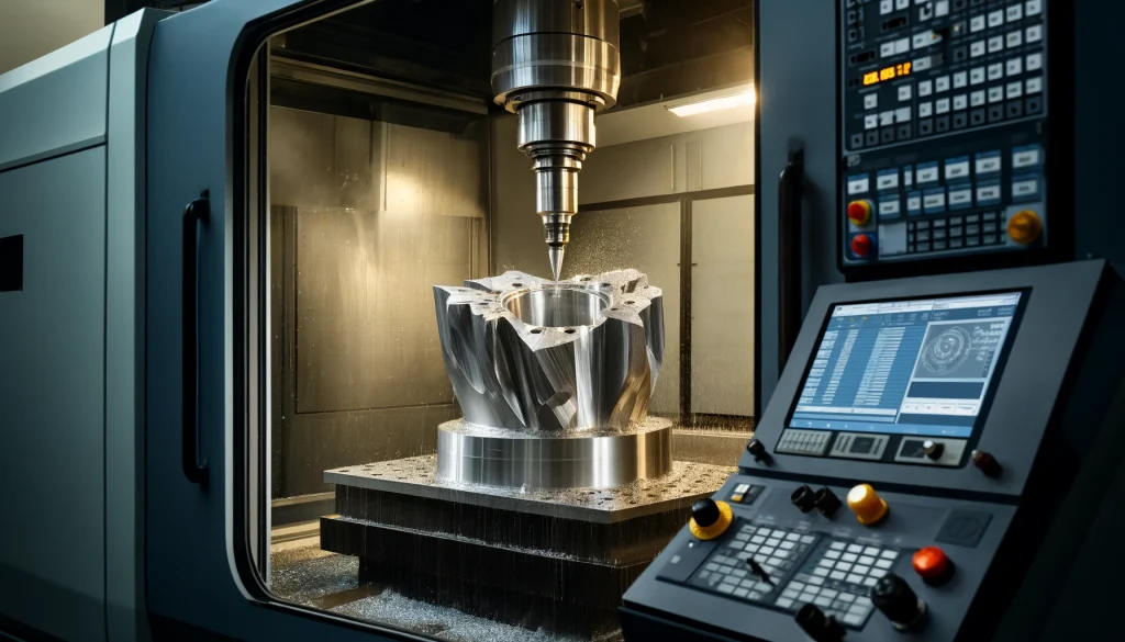 Customized CNC machining of stainless steel parts for large equipment