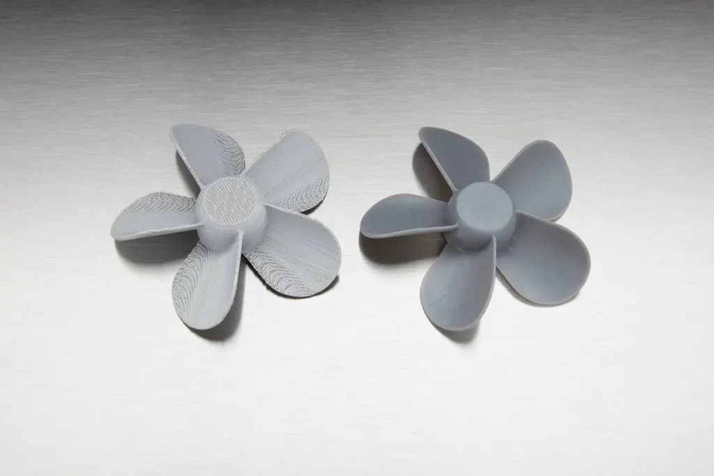Fan blade plastic model parts sla 3D printing manufacturing