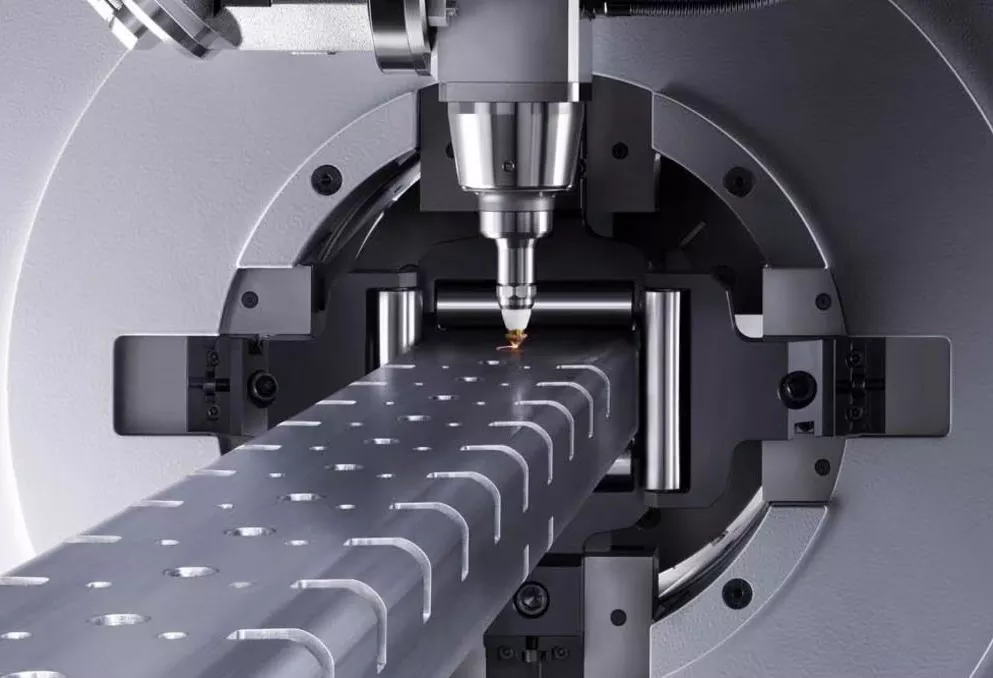 Large tube parts laser cutting service