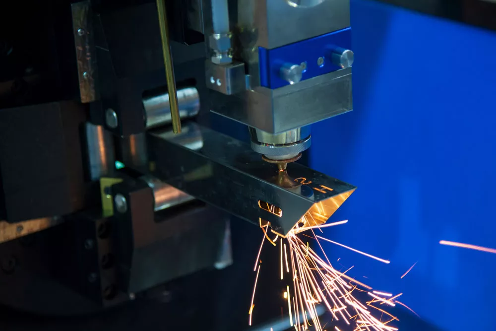 Laser cutting of stainless steel pipe parts