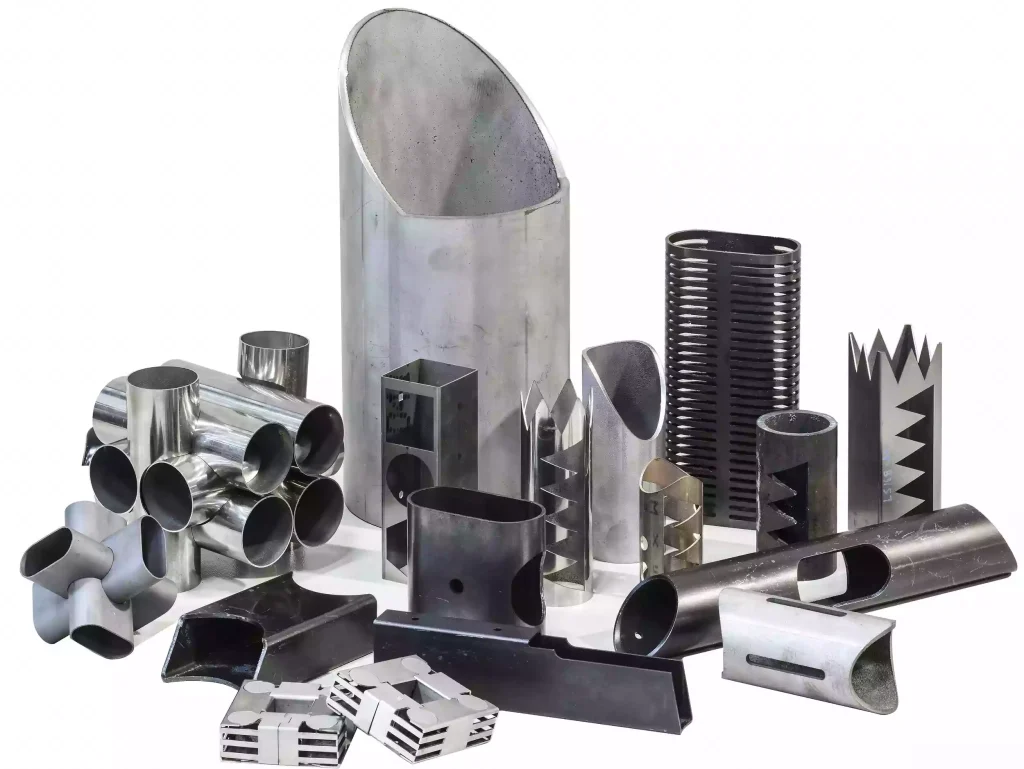 Laser cutting of various pipe parts