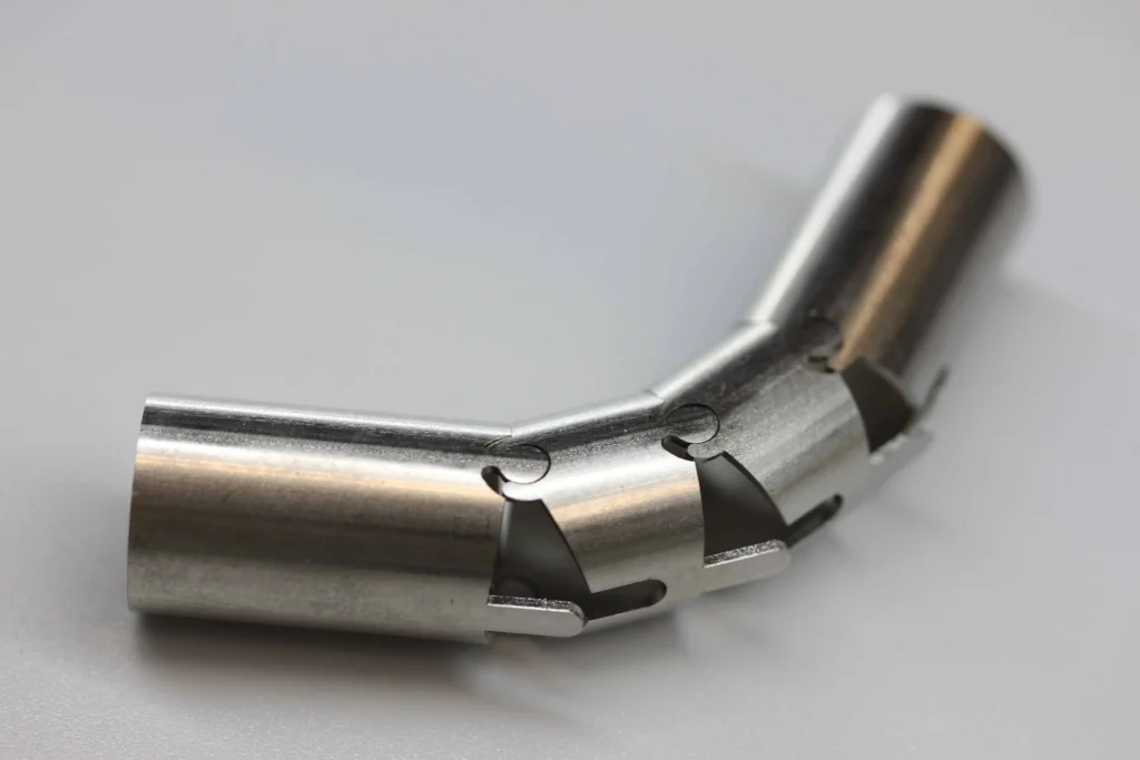Laser tube cutting stainless steel flexible tube