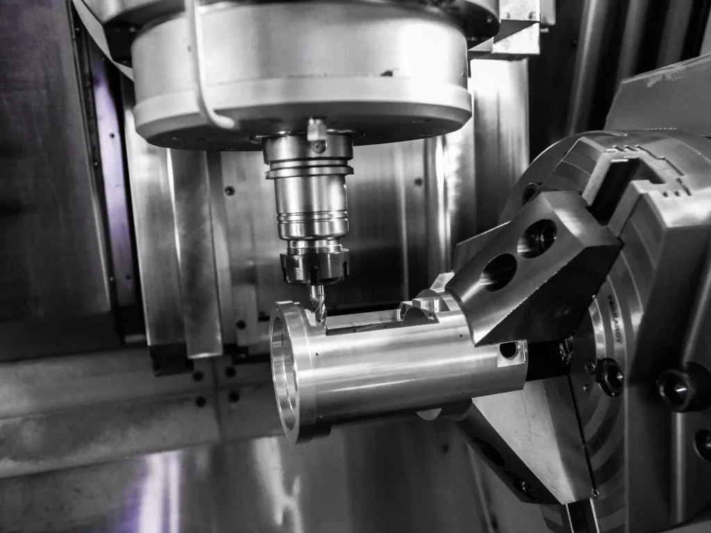 Multi axis CNC machining of precision stainless steel mechanical equipment parts