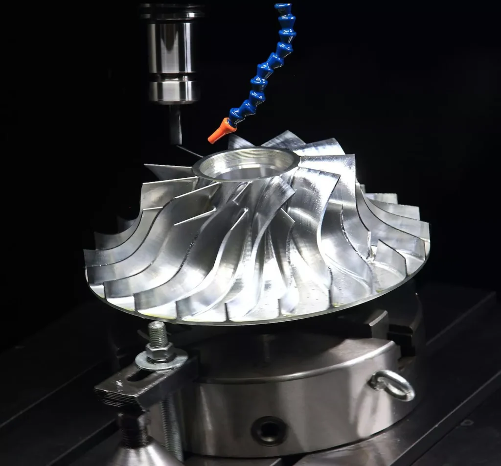 Precision Turbofan Impeller Part Prototype Short Term CNC Machining Services