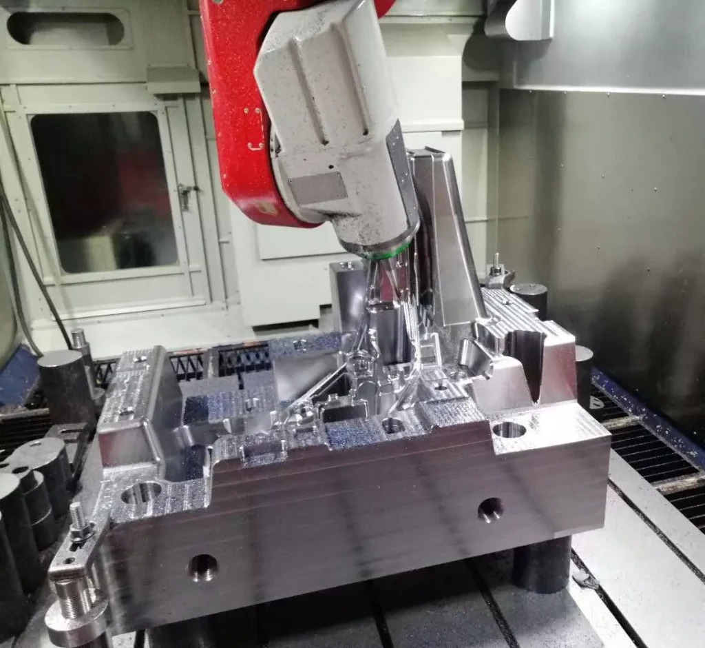 Precision machining of large steel parts