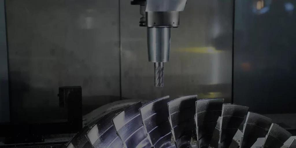 Short run CNC machining of aluminum alloy turbine blade parts