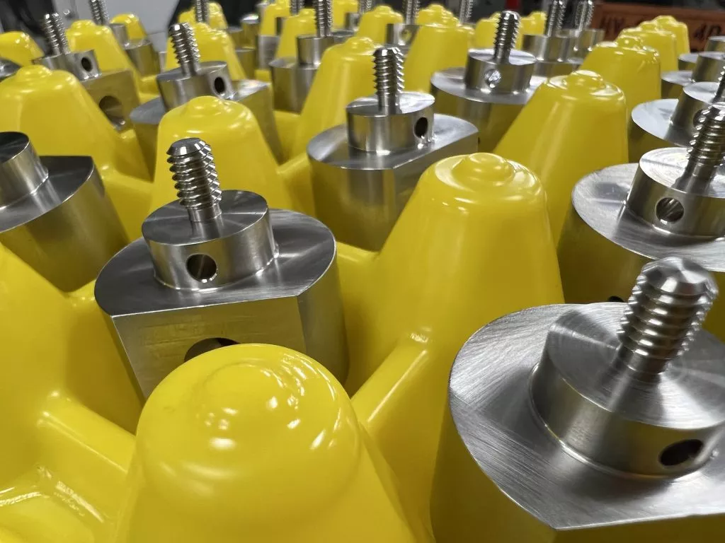 Swiss machining for mass production of stainless steel parts