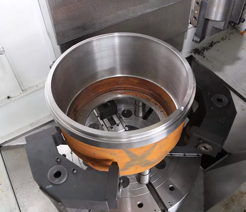 Vertical CNC turning parts manufacturing