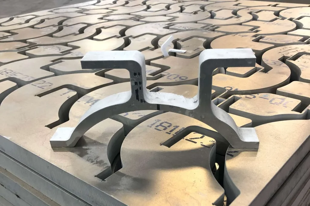 waterjet cutting Batch aluminum alloy parts