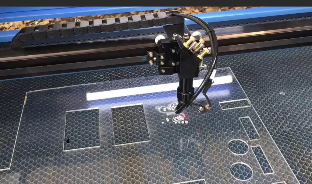 Acrylic parts laser cutting