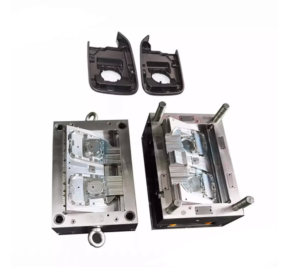 Fog lamp frame insert injection molding molds and parts1