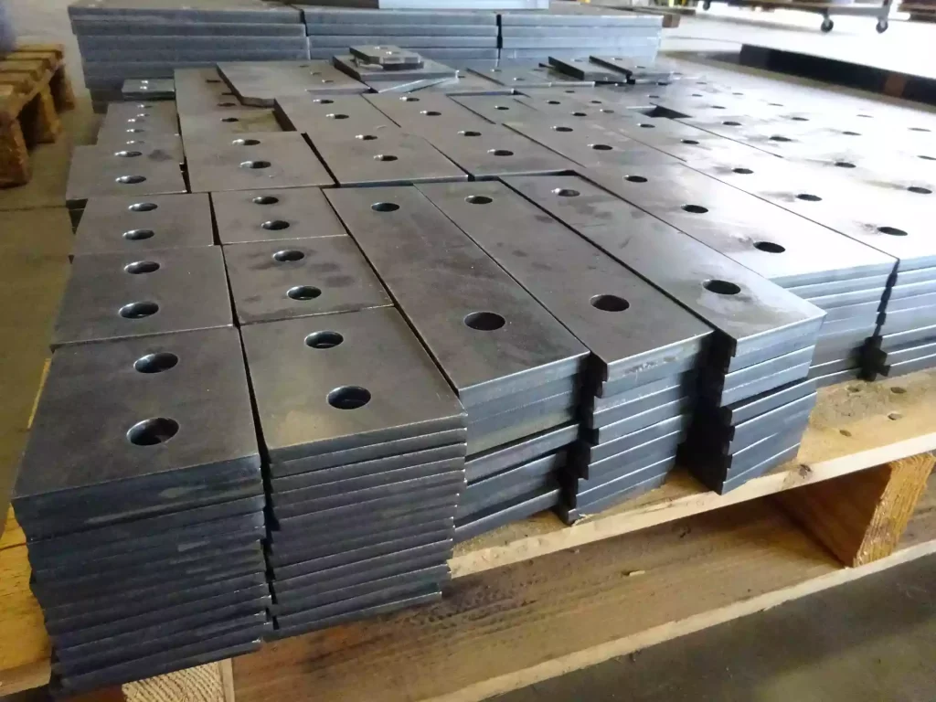 High volume plasma cutting of industrial metal parts