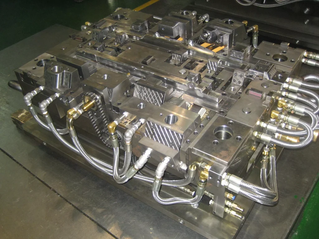 Large hot runner precision injection mold manufacturing
