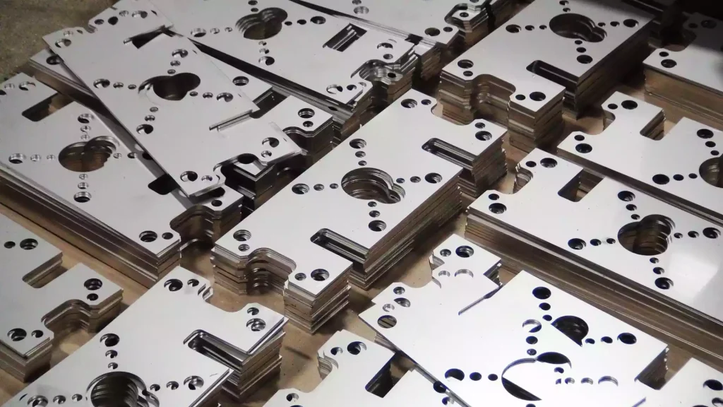 Laser cutting of high volume precision parts