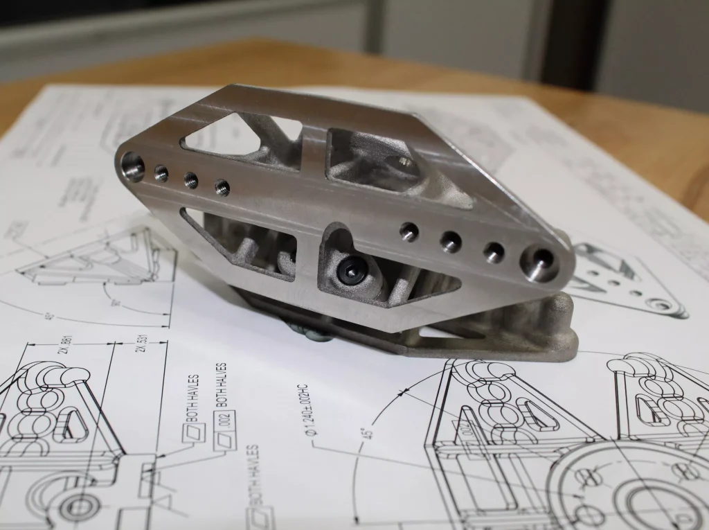 Metal Binder Jet 3D Printed Components for Rapid Prototyping1