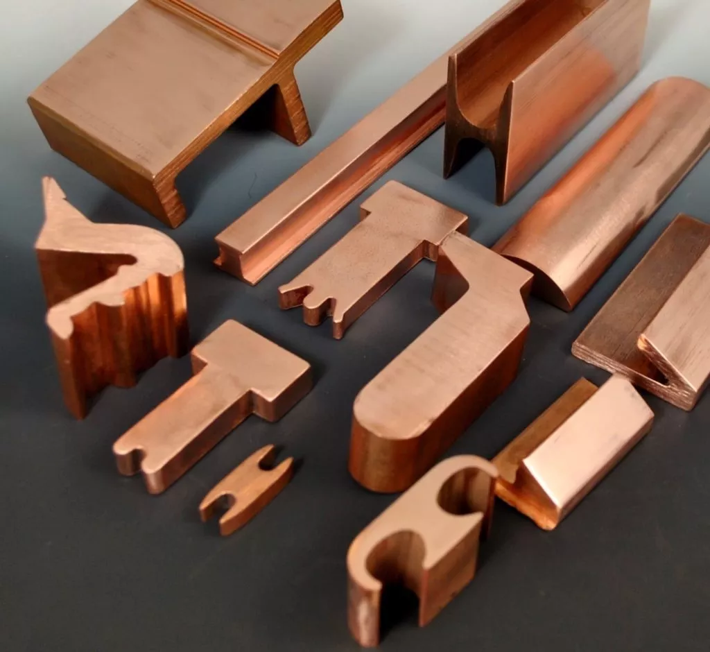 Metal Extrusion copper parts