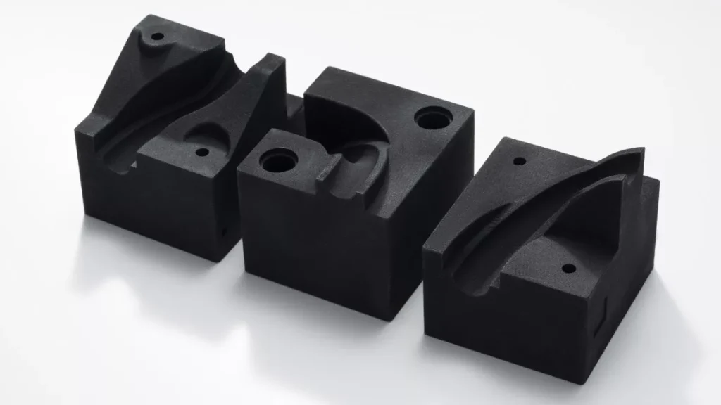 Nylon parts made by selective laser sintering 3D printing